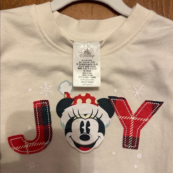 Disney‎ Holiday Minnie Mouse Top Blouse size 14 - Picture 2 of 2